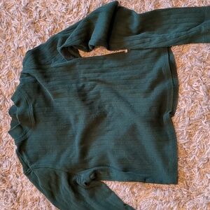 American Eagle Mock Neck Cropped Top, Medium